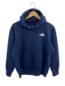 THE NORTH FACE◆BACK SQUARE LOGO HOODIE_バック スクエア ロゴ フーディ/M/ポリエステル/NVY/プ