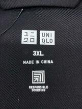 UNIQLO◆ハイブリッドダウンコート/3XL/コート/ポリエステル/BLK/無地/211-450491_画像3