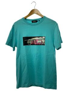 X-LARGE◆SUBWAY TEE/Tシャツ/S/コットン/BLU/プリント/01192115