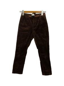 GRAMICCI◆CORDUROY NN-PANT CROPPED/ボトム/S/コーデュロイ/BRW/G2FM-P005