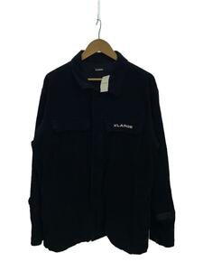 X-LARGE◆ジャケット/XL/コットン/BLK/無地/01194403