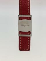 Salvatore Ferragamo◆長財布/レザー/RED/レディース_画像7