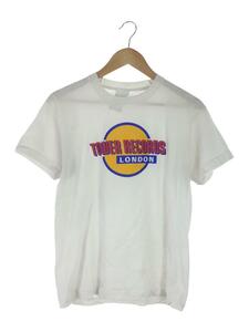 SCREEN STARS◆Tシャツ/L/コットン/WHT/80s/TOWER RECORDS LONDON