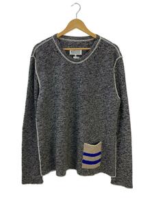 Maison Margiela◆18AW/セーター/M/ウール/GRY/S50HA0821/アルパカ込/インサイドアウト/ニット