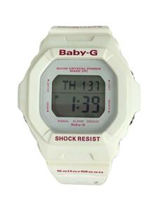 CASIO◆クォーツ腕時計/デジタル/ラバー/WHT/GB-5600BK