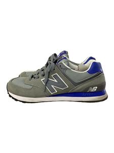 NEW BALANCE◆574/ローカットスニーカー/24.5cm/GRY/スウェード/WL574CPK