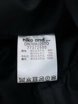 niko and...◆ダウンジャケット/4/ポリエステル/BLK/無地/ブラック/中綿/ブルゾン_画像4