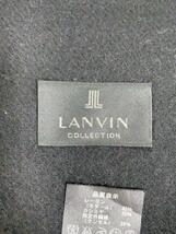 LANVIN COLLECTION◆マフラー/カシミア/BLK/無地/メンズ_画像2