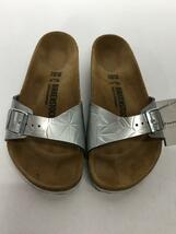 BIRKENSTOCK◆マドリッド/サンダル/25cm/SLV/レザー_画像7