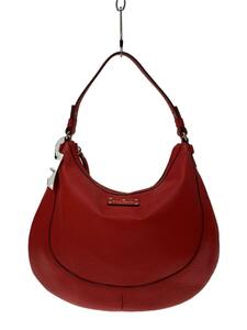 kate spade new york◆ショルダーバッグ/レザー/RED/無地