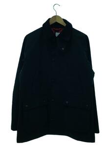 Barbour◆ジャケット/42/コットン/BLK/無地/232MCA0784/ビデイル