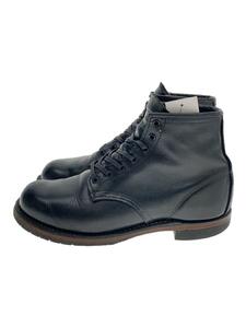 RED WING◆レースアップブーツ/25.5cm/BLK