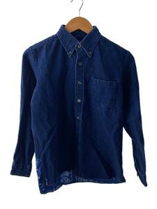 SOPHNET.◆INDIGO BACK HEM PANELED B.D SHIRT/M/コットン/IDG/SOPH-202002