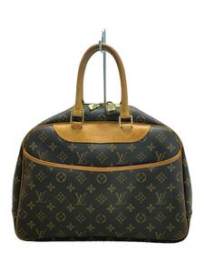 LOUIS VUITTON◆2)ボーリング・ヴァニティ(ドーヴィル)_モノグラム・キャンバス_BRW/PVC/BRW