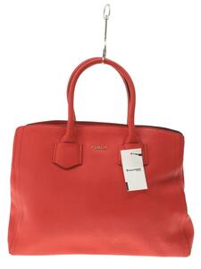 FURLA◆トートバッグ/レザー/RED