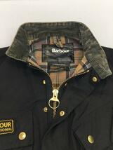 Barbour◆INTERNATIONAL/オイルドジャケット/38/コットン/ブラック/無地/MWX0004BK51_画像7