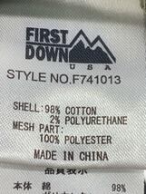 FIRST DOWN◆ベスト/XL/コットン/GRN/F741013/WASHED MESH VEST_画像4