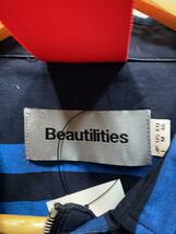 Beautilities/CHK UTILITY ZIP SHT/長袖シャツ/コットン/チェック_画像3