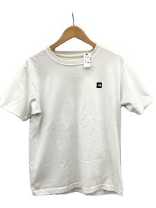 THE NORTH FACE◆S/S SMALL BOX LOGO TEE_ショートスリーブスモールボックスロゴティー/L/ポリエステル/WH