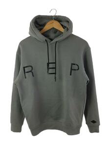 REPLAY◆パーカー/S/コットン/グレー/m6317.000.22706/HOODIE WITH PRINT