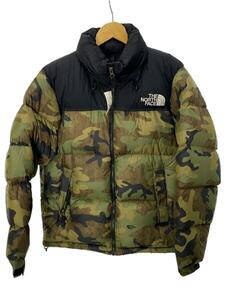 THE NORTH FACE◆ダウンジャケット/S/-/GRN/カモフラ/ND92235