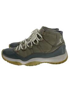 NIKE◆AIR JORDAN 11 RETRO/エアジョーダンレトロ/グレー/378037-001/27.5cm/GRY