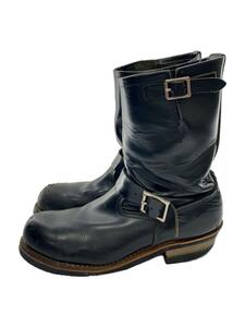 RED WING◆エンジニアブーツ/US8.5/BLK/レザー/2268