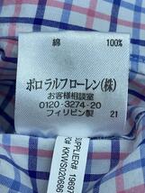 POLO RALPH LAUREN◆長袖シャツ/XXL/コットン/マルチカラー/チェック/CUSTOM FIT_画像4