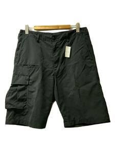 Porter Classic◆WEATHER CARGO SHORTS/ショートパンツ/XL/ポリエステル/BLK/無地