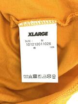 X-LARGE◆Tシャツ/M/コットン/ORN/オレンジ/プリント/101212011026_画像4