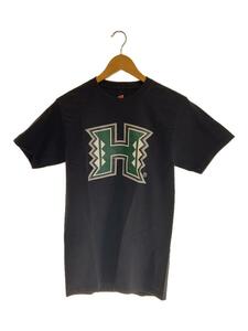 Hanes◆Tシャツ/S/コットン/BLK/無地