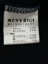 MEN’S BIGI◆ジャケット/M/アクリル/NVY/無地/MO193UTR205_画像5