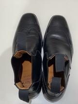 Tricker’s◆GLOSTER/サイドゴアブーツ/UK7.5/レザー/BLK/M7188_画像3