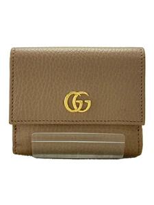 GUCCI◆グッチ/3つ折り財布/BEG/レディース/524672・203887