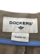 DOCKERS◆ストレートパンツ/-/コットン/BEG/無地_画像4