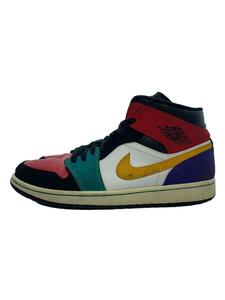 NIKE◆AIR JORDAN 1 MID/エアジョーダンミッド/マルチカラー/554724-125/28.5cm/マルチカ