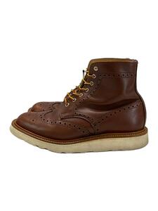 MARK MCNAIRY◆レースアップブーツ/28cm/BRW/8818T