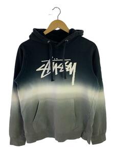 STUSSY◆パーカー/S/コットン/BLK