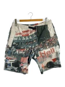 Supreme◆19ss/Grand Prix Belted Short/ショートパンツ/M/コットン/総柄