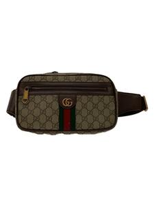 GUCCI◆ウエストバッグ/PVC/BEG/総柄/574796