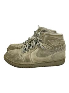 NIKE◆AIR JORDAN 1 RETRO HIGH/エアジョーダンレトロハイ/グレー/332550-031/27.5c