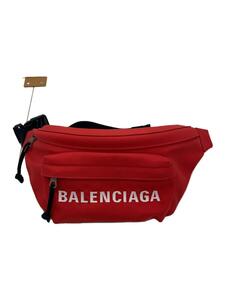 BALENCIAGA◆ウエストバッグ/-/RED/533009・6470・V・535269