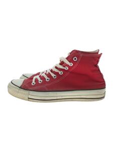 CONVERSE◆ハイカットスニーカー/US9/RED/キャンバス/使用感有