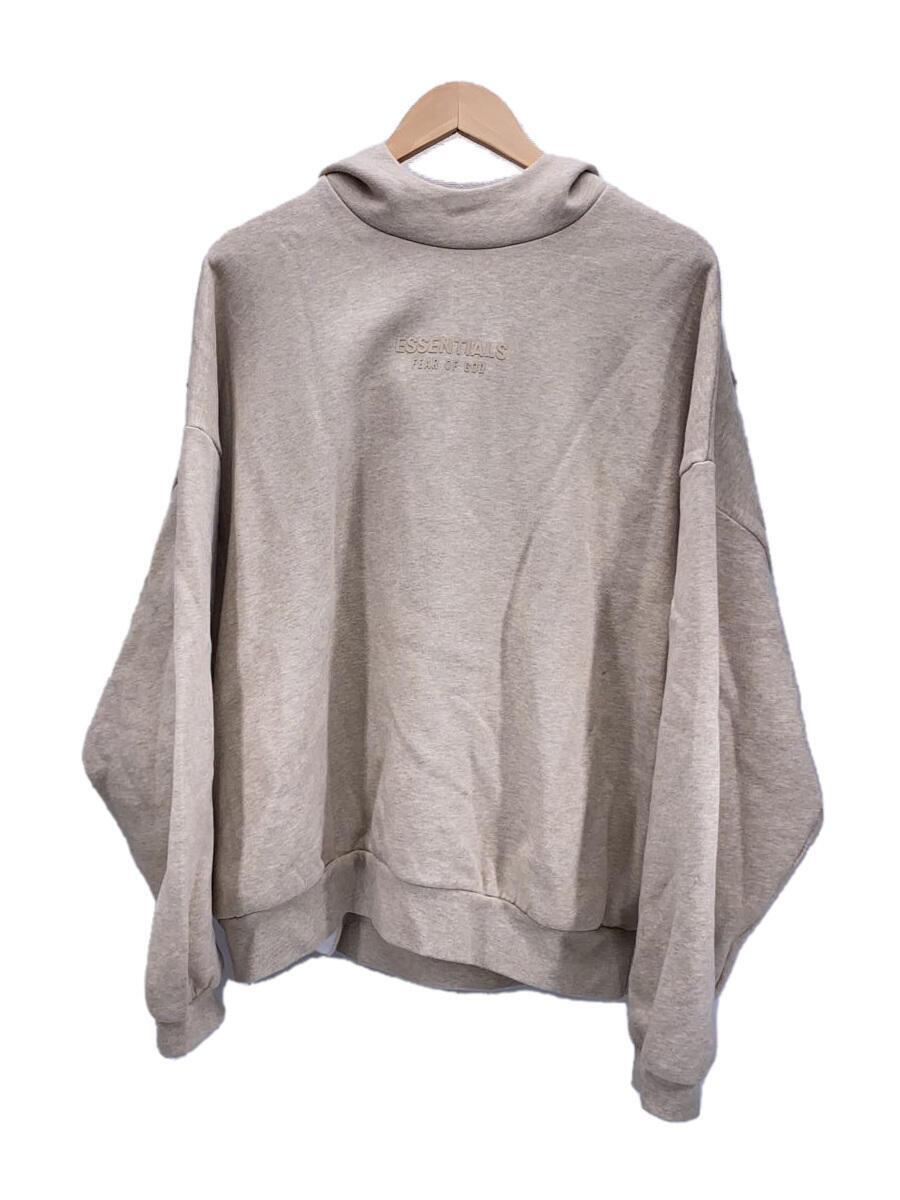 ESSENTIALS◆パーカー/L/コットン/BEG