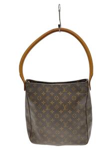 LOUIS VUITTON◆ルーピングGM_モノグラム・キャンバス_BRW/PVC/BRW