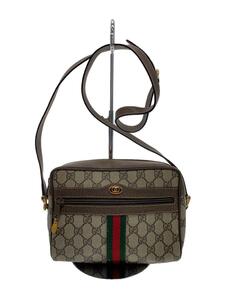 GUCCI◆ショルダーバッグ/PVC/BEG/総柄/32.02.004