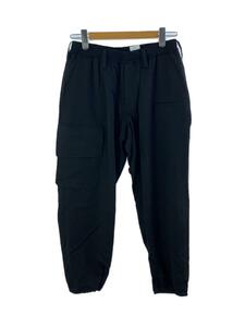 yohji yamamoto POUR HOMME◆REGULATION GABARDINE Z-RIB FLAP P PANTS 1 ウール BLK HS-P02-140