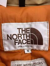 THE NORTH FACE◆80s/茶タグ/USA製/ダウンジャケット/S/ポリエステル/CML/フード欠品/汚れ有_画像3