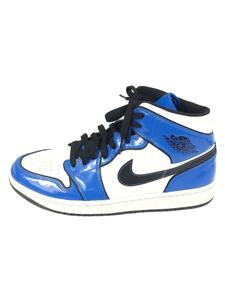 NIKE◆AIR JORDAN 1 MID SE_エアジョーダン 1 ミッド/28.5cm/BLU