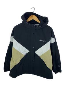 Champion◆チャンピオン/ZIP HOODED JACKET/ナイロンジャケット/M/ナイロン/ブラック/CWSYSC01